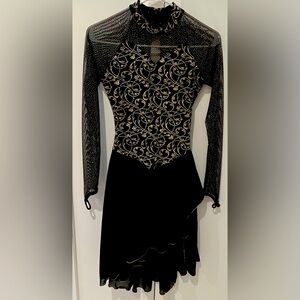Black Ice Dance Skate Dress